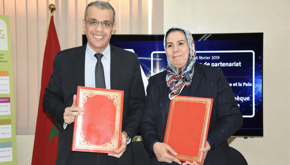 Signature de convention entre Amendis et IMAD3